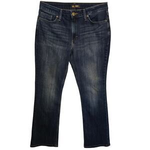 Lee Jeans Womens Size 12R Blue Bootcut Mid-Rise Dark Wash Stretch Western Casual